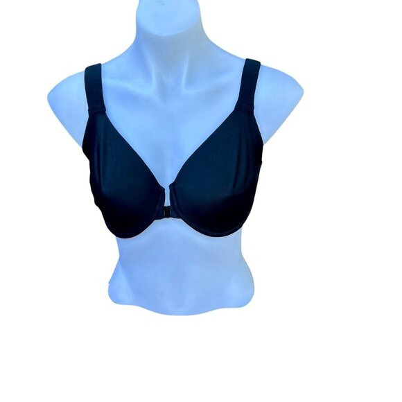 SPANX Bra-lleluyah by Sara Blakely Black Front Snap Bra Size 34DD - Picture 1 of 8